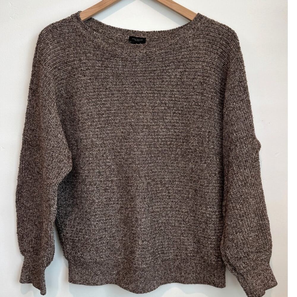 Ann Taylor Brown Knit Sweater Women’s Size Medium